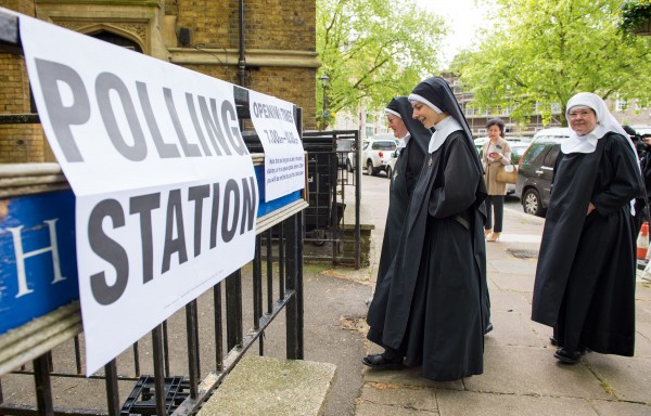 nuns-voting