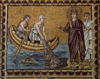 This image has an empty alt attribute; its file name is jesuscallingsaintpeterandsaintandrewbasilicaravenna.jpg